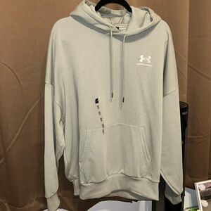 BRAND NEW- NO TAG- HAS SIZE STICKER. UNDER ARMOUR MENS HOODIE. SAGE GREEN.